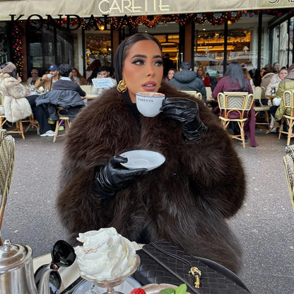 KONDALA Faux Fur Winter Jacket